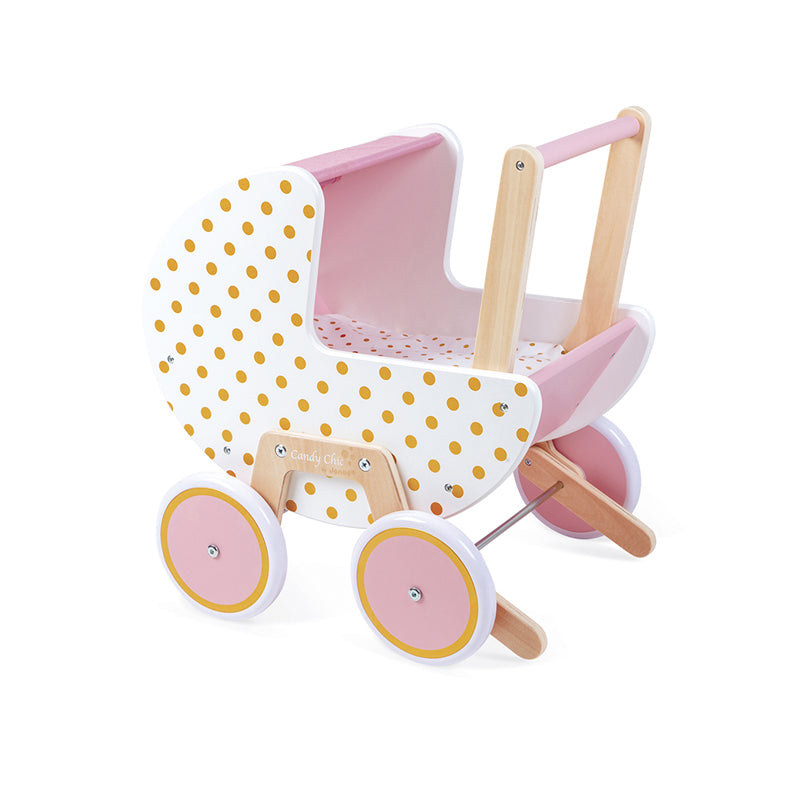 Janod Candy Chic Doll's Pram at Baby City
