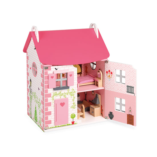 Load image into Gallery viewer, Janod Mademoiselle Doll&amp;#39;s House at Baby City

