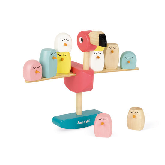 Janod Zigolos Balancing Game Flamingo at Baby City