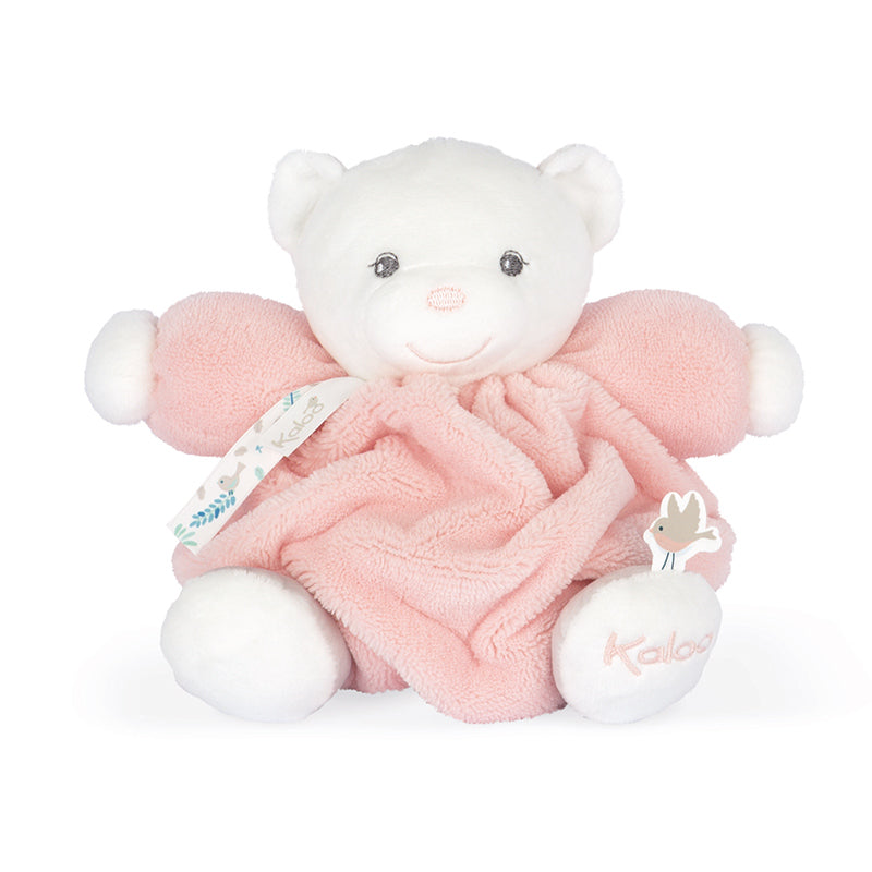 Kaloo Plume Chubby Bear Powder Pink 18cm at Baby City