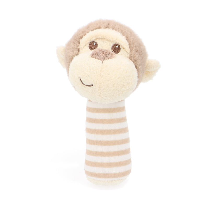 Keel Toys Keeleco Marcel Monkey Stick Rattle 14cm at Baby City