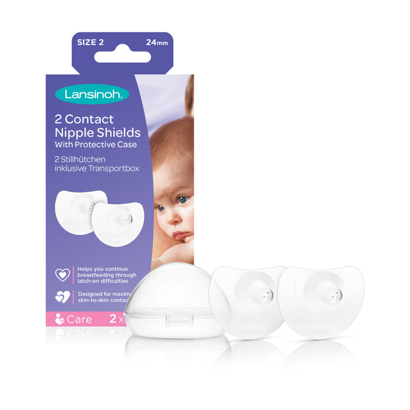 Load image into Gallery viewer, Lansinoh Contact Nipple Shields 24mm 2Pk at Baby City
