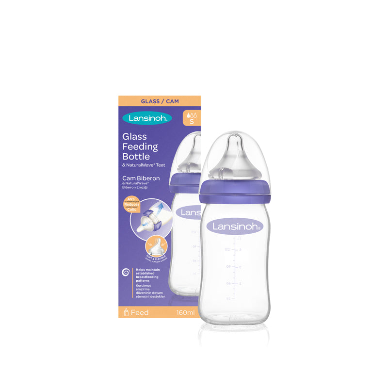 Lansinoh Glass Feeding Bottle 160ml at Baby City