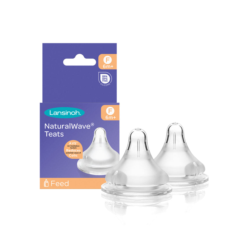 Lansinoh Natural Wave Teat Fast Flow 2Pk at Baby City
