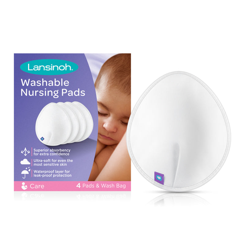 Lansinoh Washable Nursing Pads 4Pk at Baby City