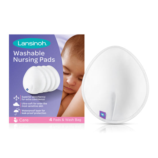Load image into Gallery viewer, Lansinoh Washable Nursing Pads 4Pk at Baby City
