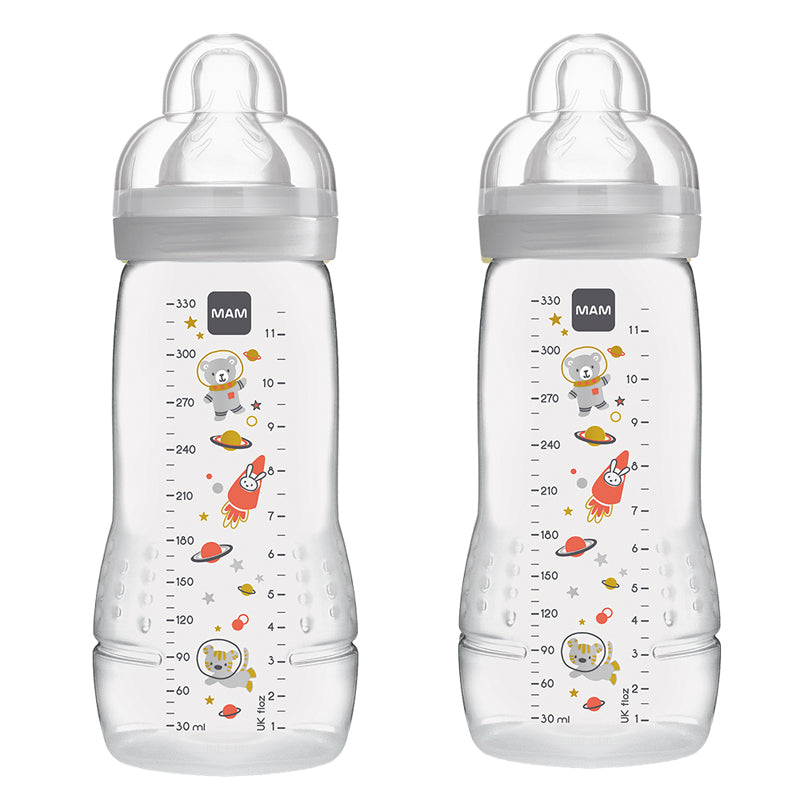 MAM Easy Active Bottle 330ml Unisex 2Pk at Baby City