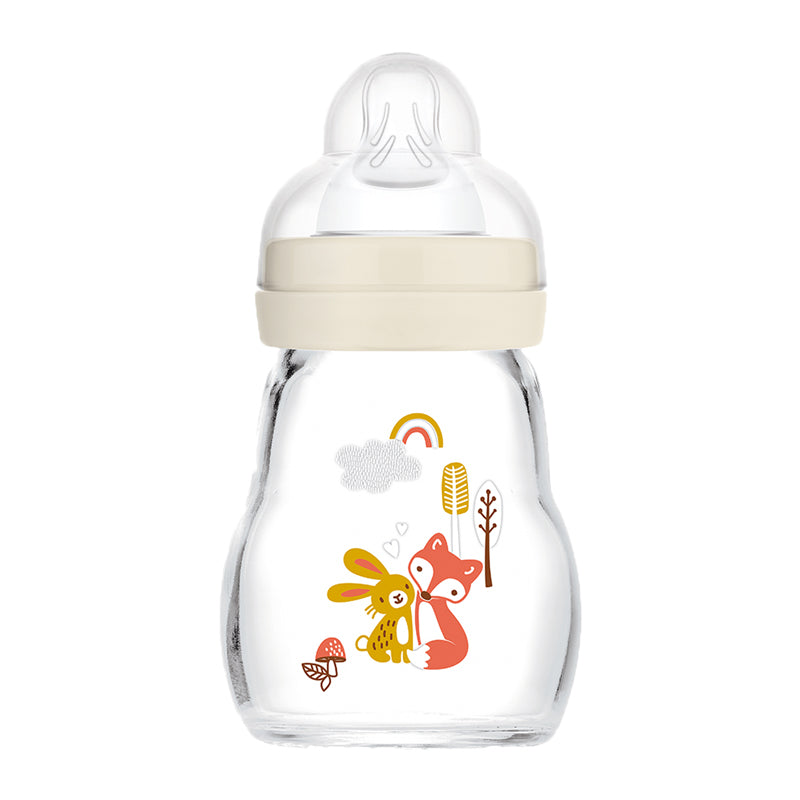 MAM Feel Good Glass Bottle 170ml at Baby City