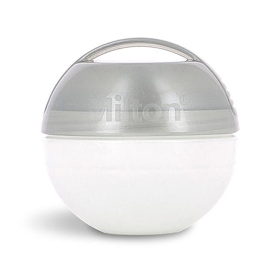 Milton Mini Soother Steriliser Silver at Baby City