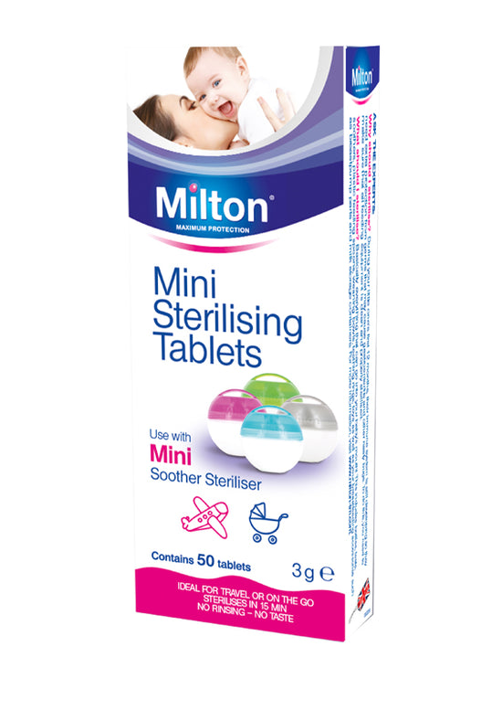 Milton Mini Sterilising Tablet 50Pk at Baby City