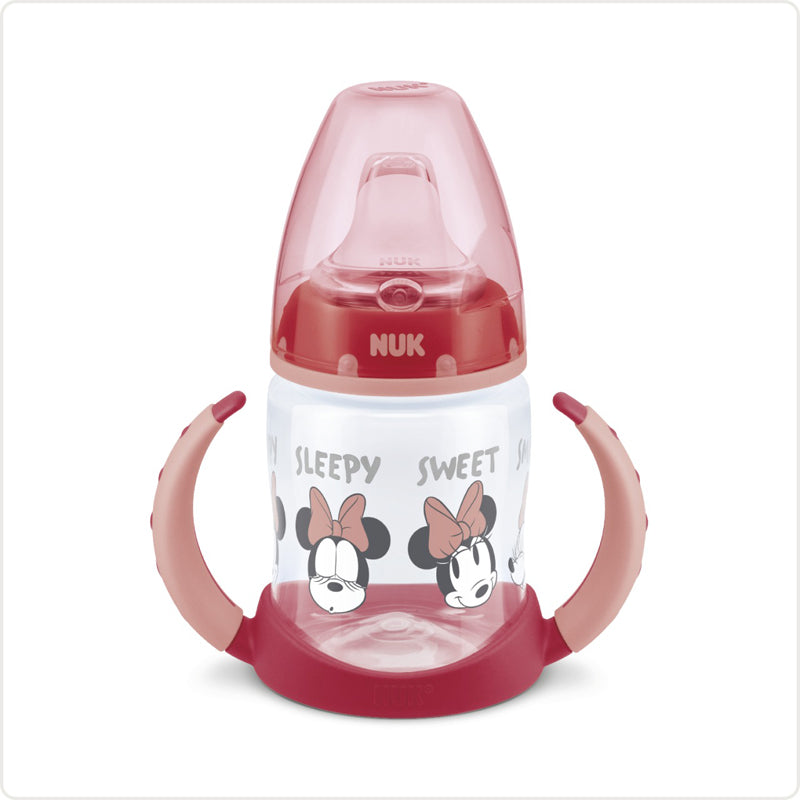 NUK First Choice Disney Learner Temperature Control Bottle Rose at Baby City