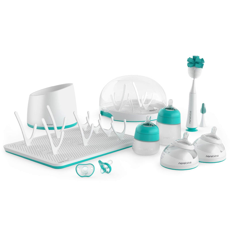 Load image into Gallery viewer, Nanobébé Ultimate Newborn Set Teal at Baby City
