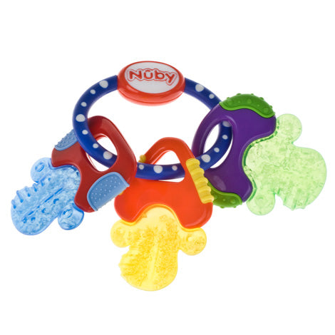 Load image into Gallery viewer, Nuby Teether Icy Bites Keys l Baby City UK Stockist
