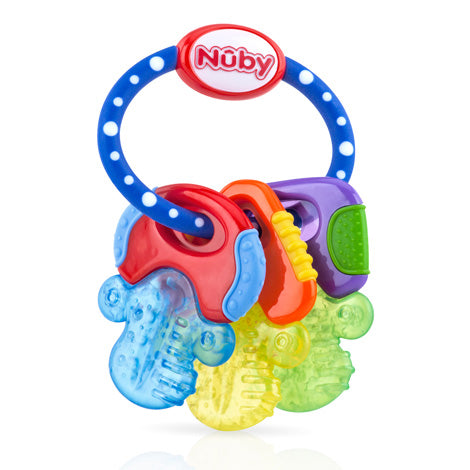 Load image into Gallery viewer, Nuby Teether Icy Bites Keys at Baby City
