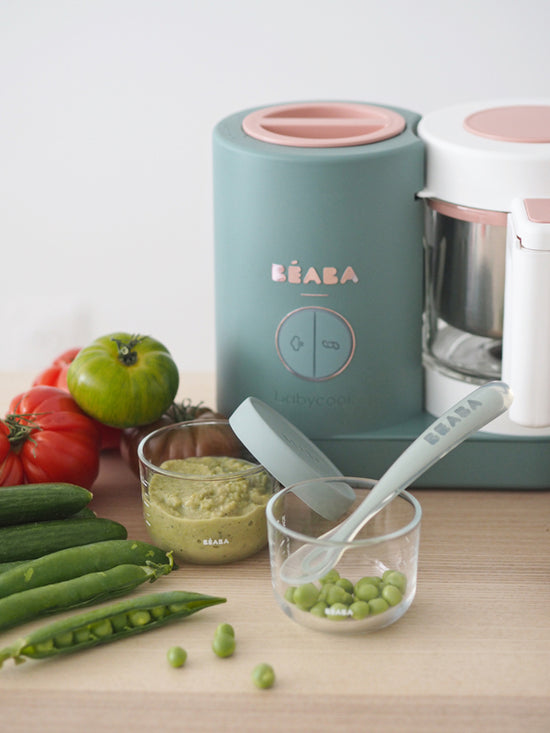 Load image into Gallery viewer, Shop Baby City&amp;#39;s Béaba Babycook® Neo Baby Food Steamer Blender Eucalyptus
