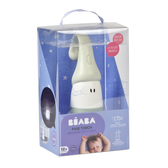 Shop Baby City's Béaba Pixie Torch 2-in-1 Portable Night Light - Sage Green