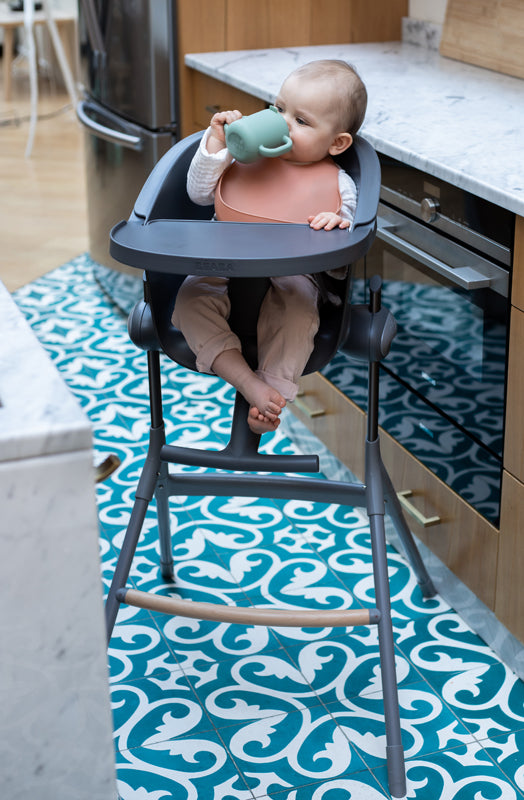 Shop Baby City's Béaba Up & Down Evolutive Highchair Dark Grey