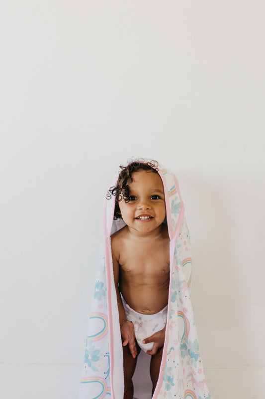 Baby City's Copper Pearl Premium Knit Hooded Towel Whimsy
