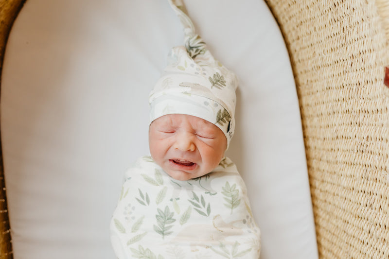 Copper Pearl Top Knot Hat Rex 0-4m l Available at Baby City