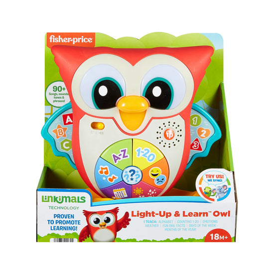 Load image into Gallery viewer, Baby City Retailer of Fisher-Price Linkamals Wise Eyes Owl
