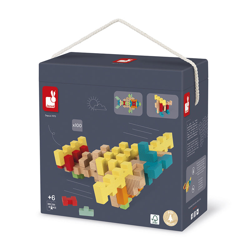 Baby City Retailer of Janod 100-Piece Construction Set