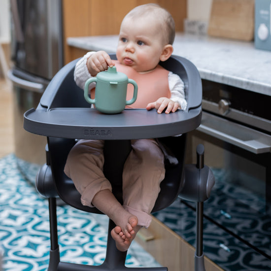 Baby City Stockist of Béaba Up & Down Evolutive Highchair Dark Grey