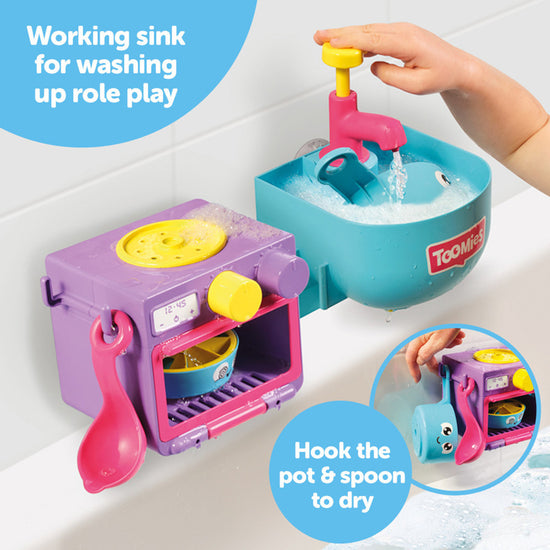 Baby City's Tomy Bubble & Bake Bathtime Kitchen