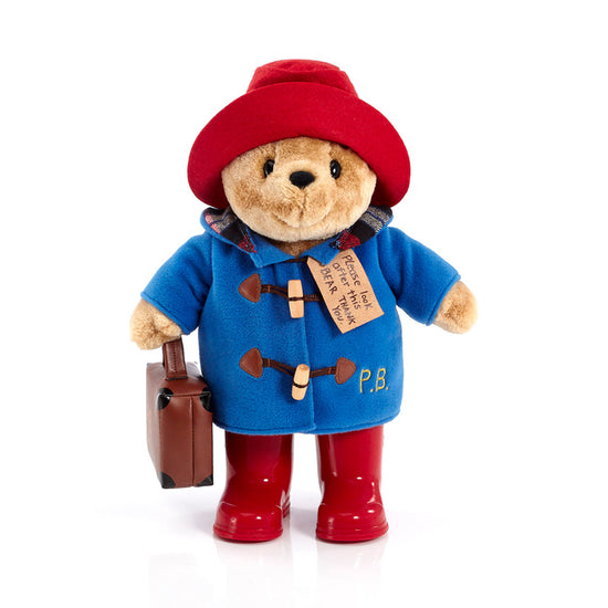 Paddington Bear with Boots and Case 34cm at Baby City