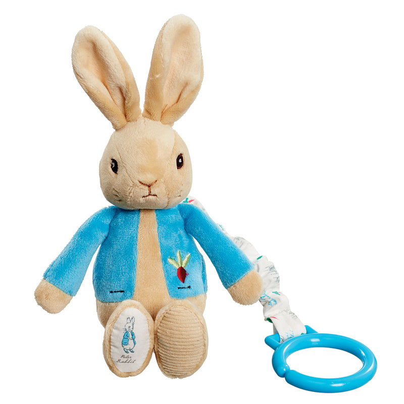 Load image into Gallery viewer, Peter Rabbit Jiggle Attachable Toy 21cm at Baby City
