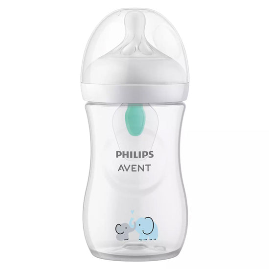 Philips Avent Natural Response 3.0 AirFree Vent Bottle Elephant 260ml at Baby City