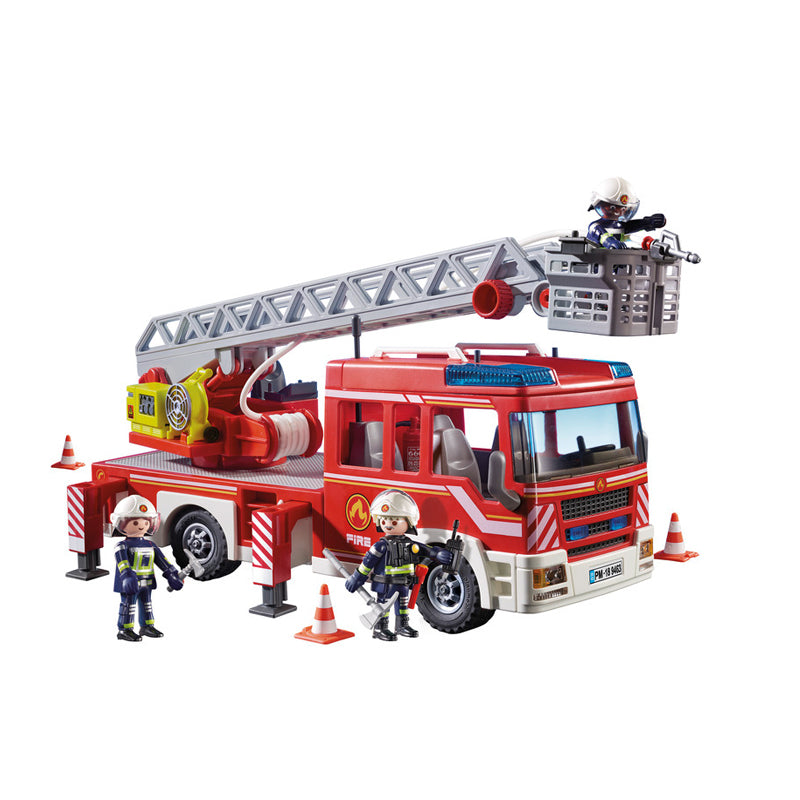 Playmobil Fire Engine with Ladder and Lights and Sounds at Baby City