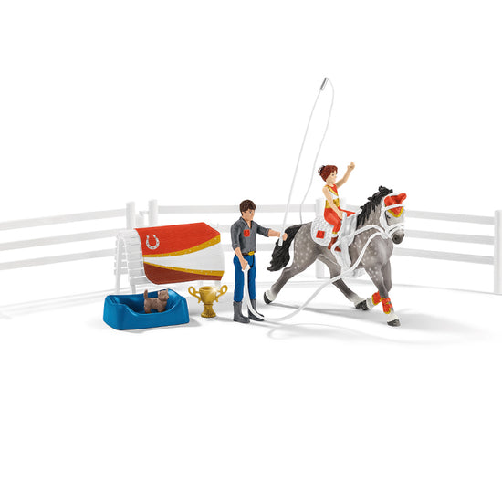 Load image into Gallery viewer, Schleich Horse Club Mia&amp;#39;s Vaulting Set at Baby City
