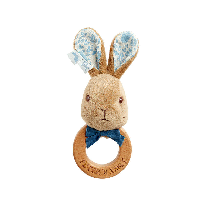 Signature Peter Rabbit Plush Ring Rattle at Baby City
