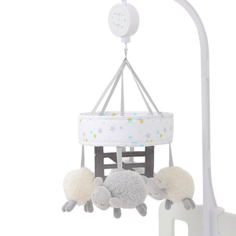 Silvercloud Counting Sheep Cot Mobile at Baby City