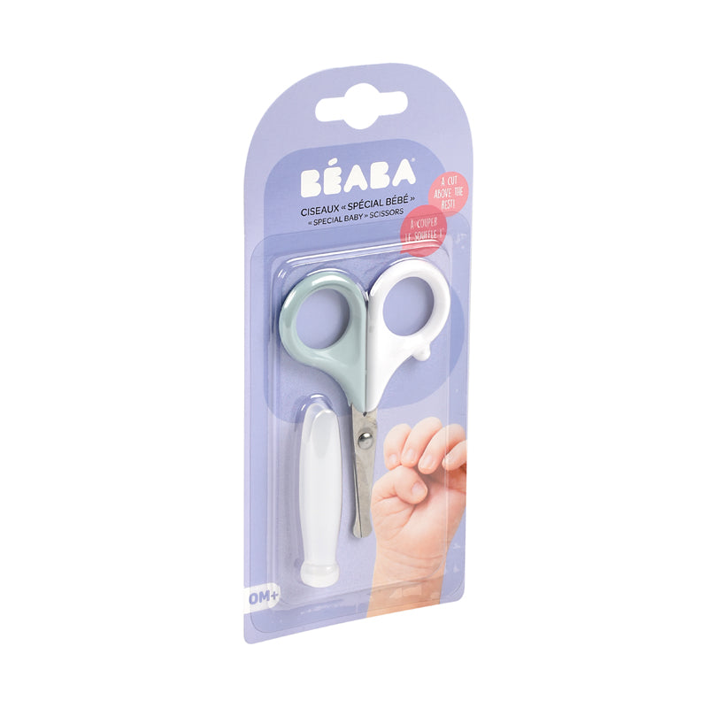 Load image into Gallery viewer, Béaba Baby Scissors Blue l Baby City UK Retailer
