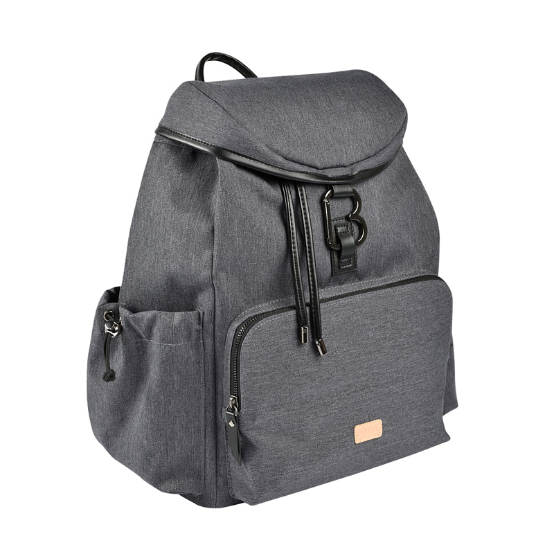 Béaba Vancouver Backpack Changing Bag Dark Grey l Baby City UK Retailer