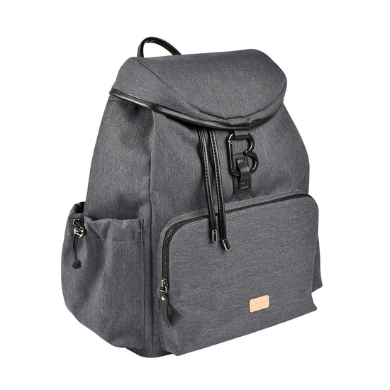 Béaba Vancouver Backpack Changing Bag Dark Grey l Baby City UK Retailer