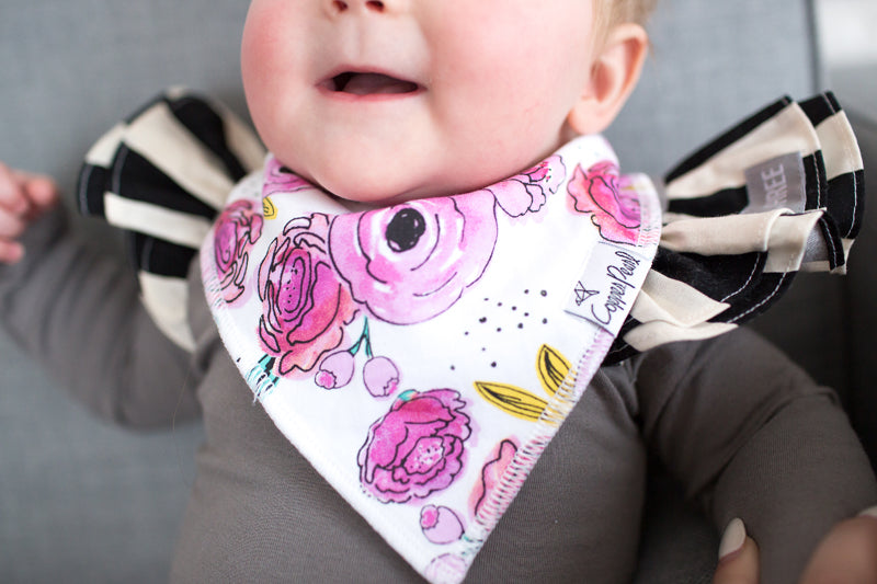 Copper Pearl Bibs Bloom 4Pk l Baby City UK Retailer