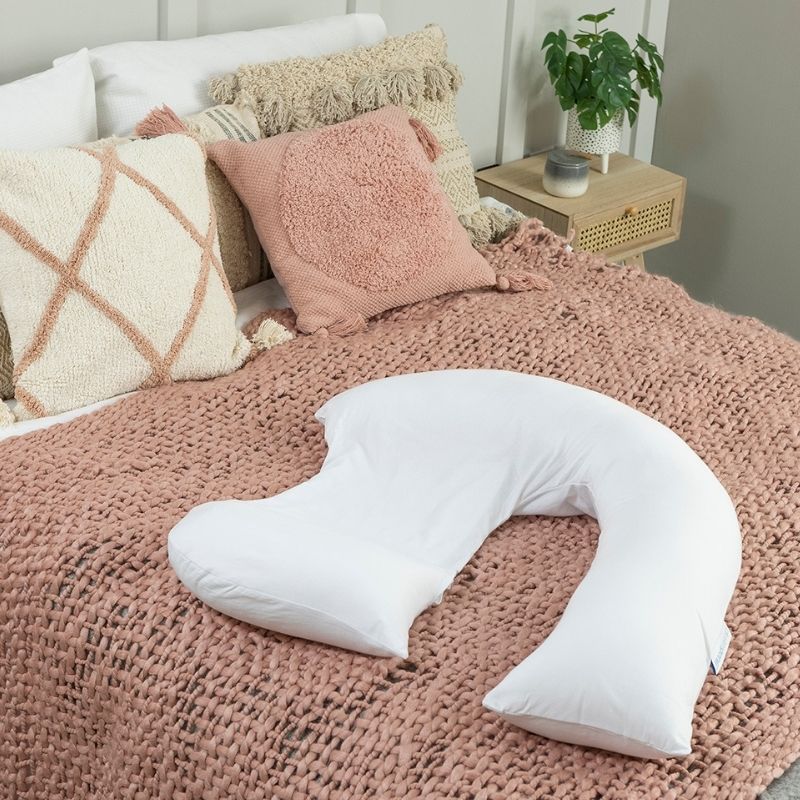 Dreamgenii Pregnancy Pillow COVER White l Baby City UK Retailer