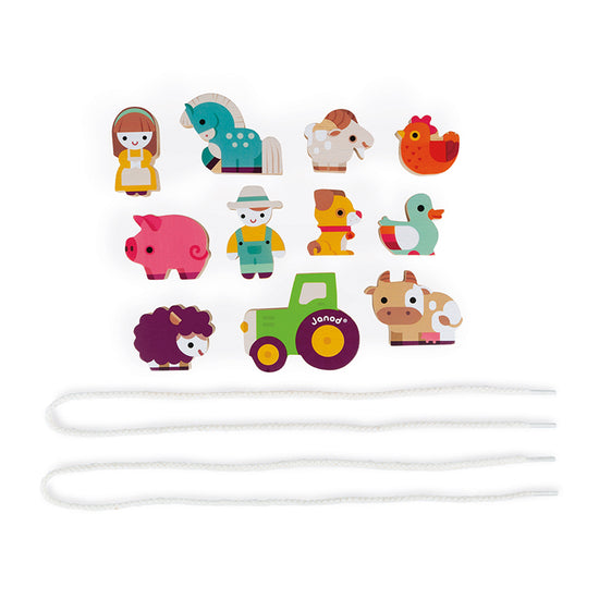 Janod Stringable Farm Pieces l To Buy at Baby City