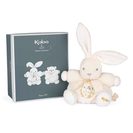 Kaloo Perle Chubby Musical Rabbit Cream 18cm l Baby City UK Retailer