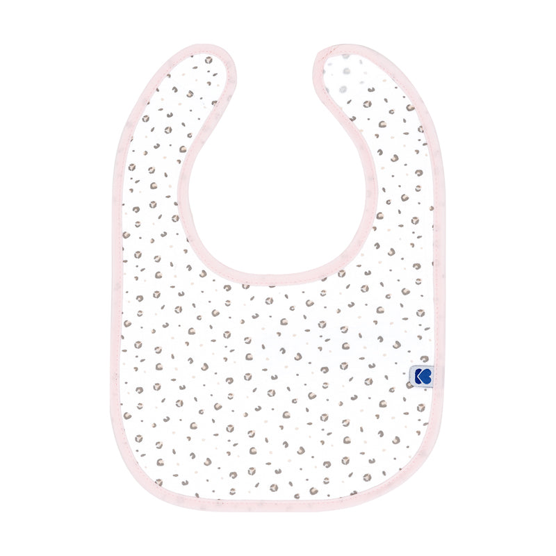 Kikka Boo Cotton Bibs Savanna Pink 3Pk l Baby City UK Retailer