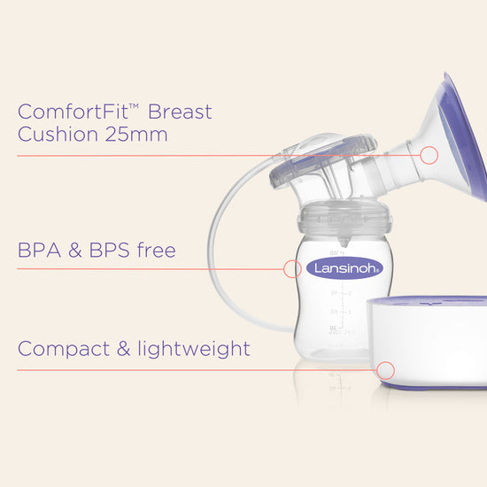 Lansinoh Compact Single Electric Breast pump l Baby City UK Retailer