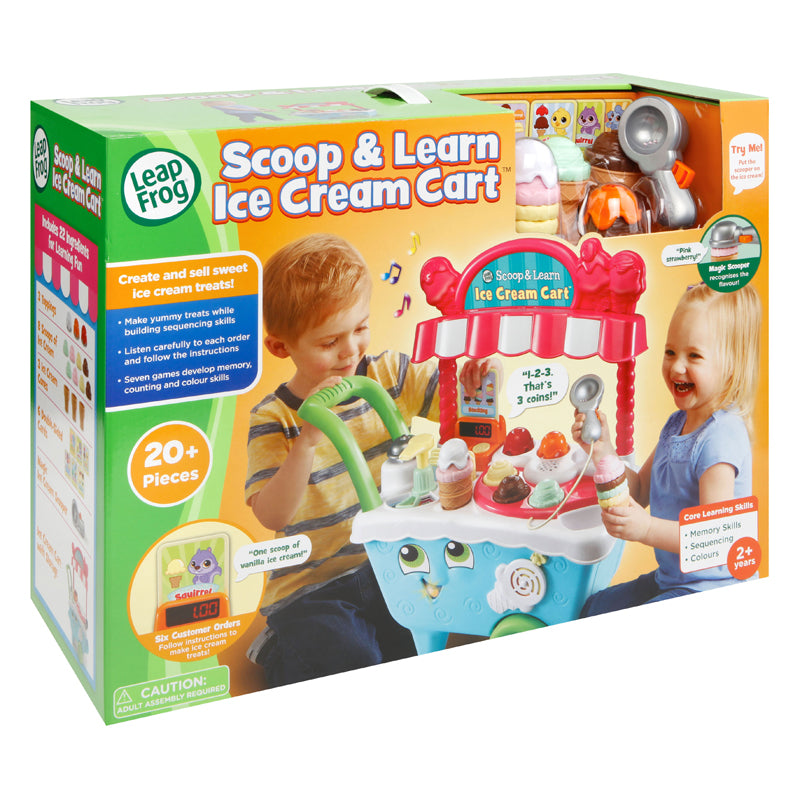 Load image into Gallery viewer, Leap Frog Scoop &amp;amp; Learn Ice Cream Cart l For Sale at Baby City
