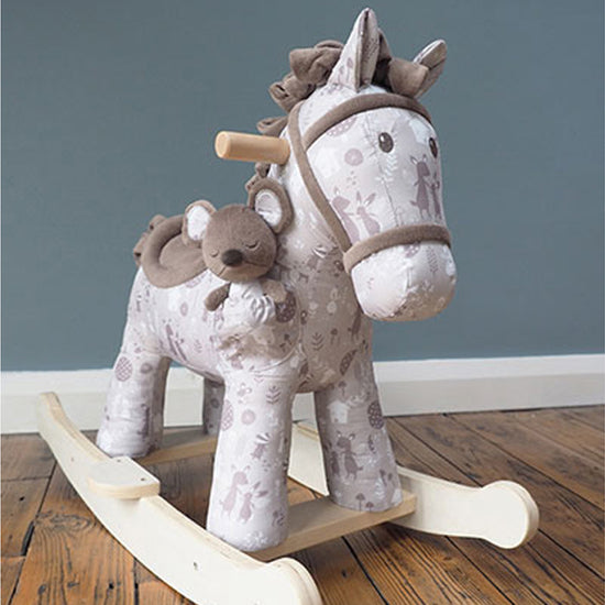 Little Bird Told Me Biscuit & Skip Rocking Horse 9m+ l Baby City UK Retailer