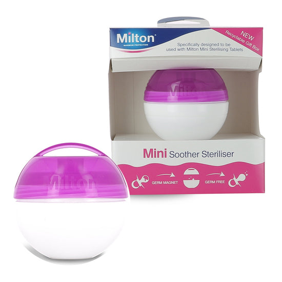 Milton Mini Soother Steriliser Purple at Baby City's Shop