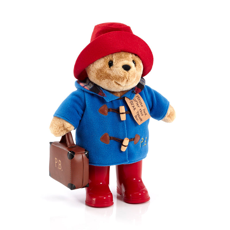 Paddington Bear with Boots and Case 34cm l Baby City UK Retailer