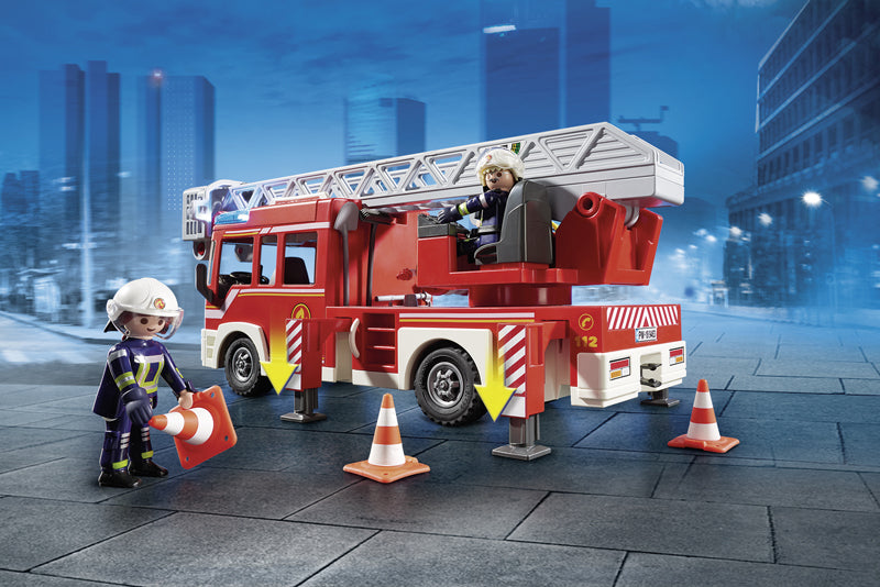 Playmobil Fire Engine with Ladder and Lights and Sounds l Baby City UK Retailer