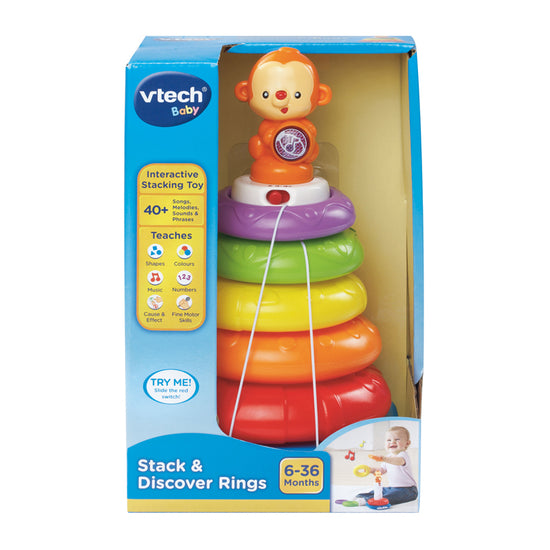 VTech Stack & Discover Rings l Baby City UK Retailer