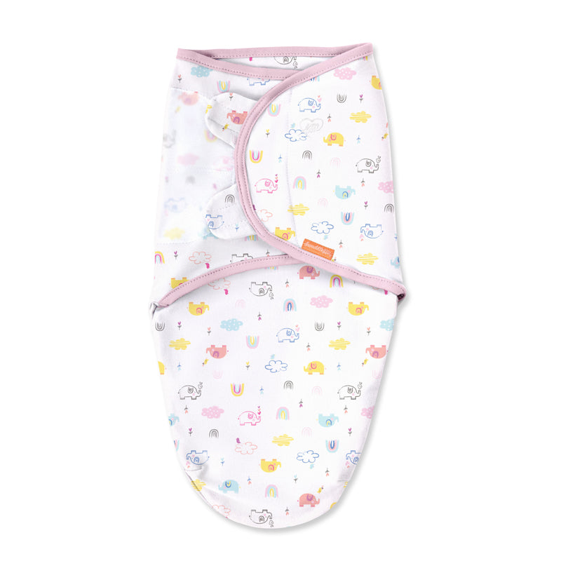 SwaddleMe Original Swaddle Elephants & Rainbows l Baby City UK